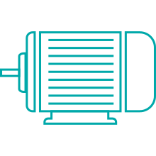 Electric motor icon