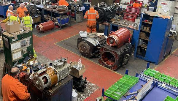 Motor repair workshop